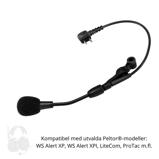 WorkEars™ - Bommikrofon kompatibel med Peltor